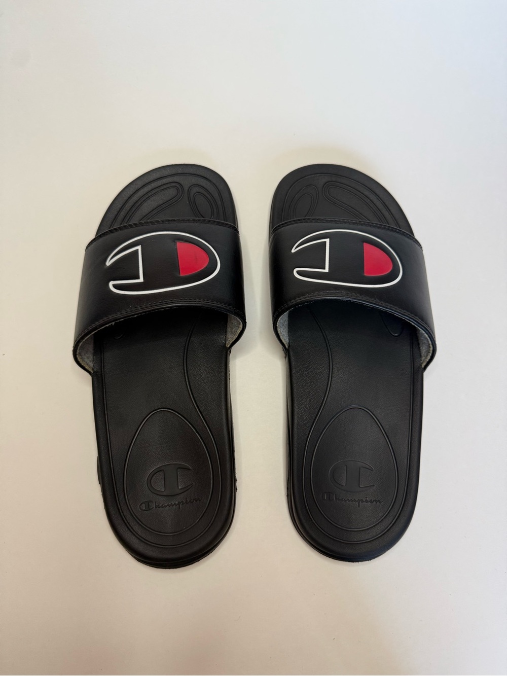 Champion Super Slides Slip On Black shoes Sandals (SEE DESCRIPTION FOR SIZE INFO